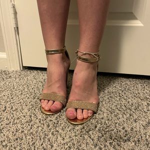 Champagne Bronze Heels